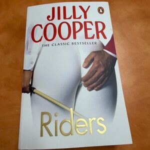 Jilly Cooper Riders Book - White and Gold Cover
